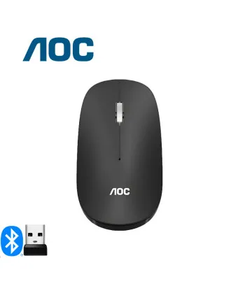 AOC MS201 Bluetooth Rechargeable Mouse - Sleek Gold Design - Electronics on KHMART